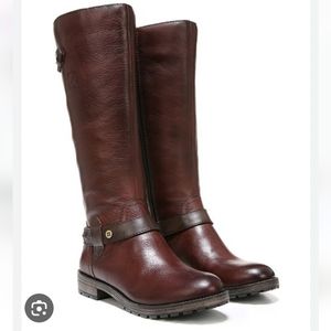 Naturalizer leather wide calf boots